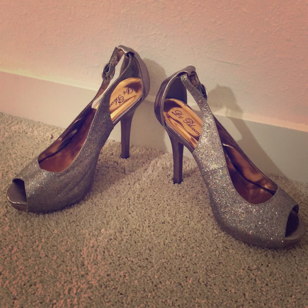 Sparkly high heels